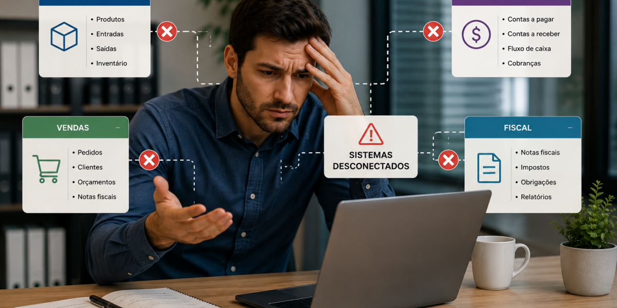 Problemas com sistemas desconectados